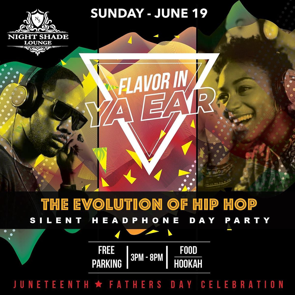 Flavor In Ya Ear \u201cSilent Head Phone Day Party\u201d Evolution Of Hiphop
