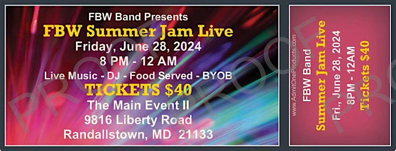FBW Summer Jam Live