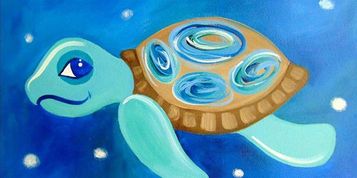 Sammy Sea Turtle - Family Fun - Paint and Sip by Classpop!\u2122