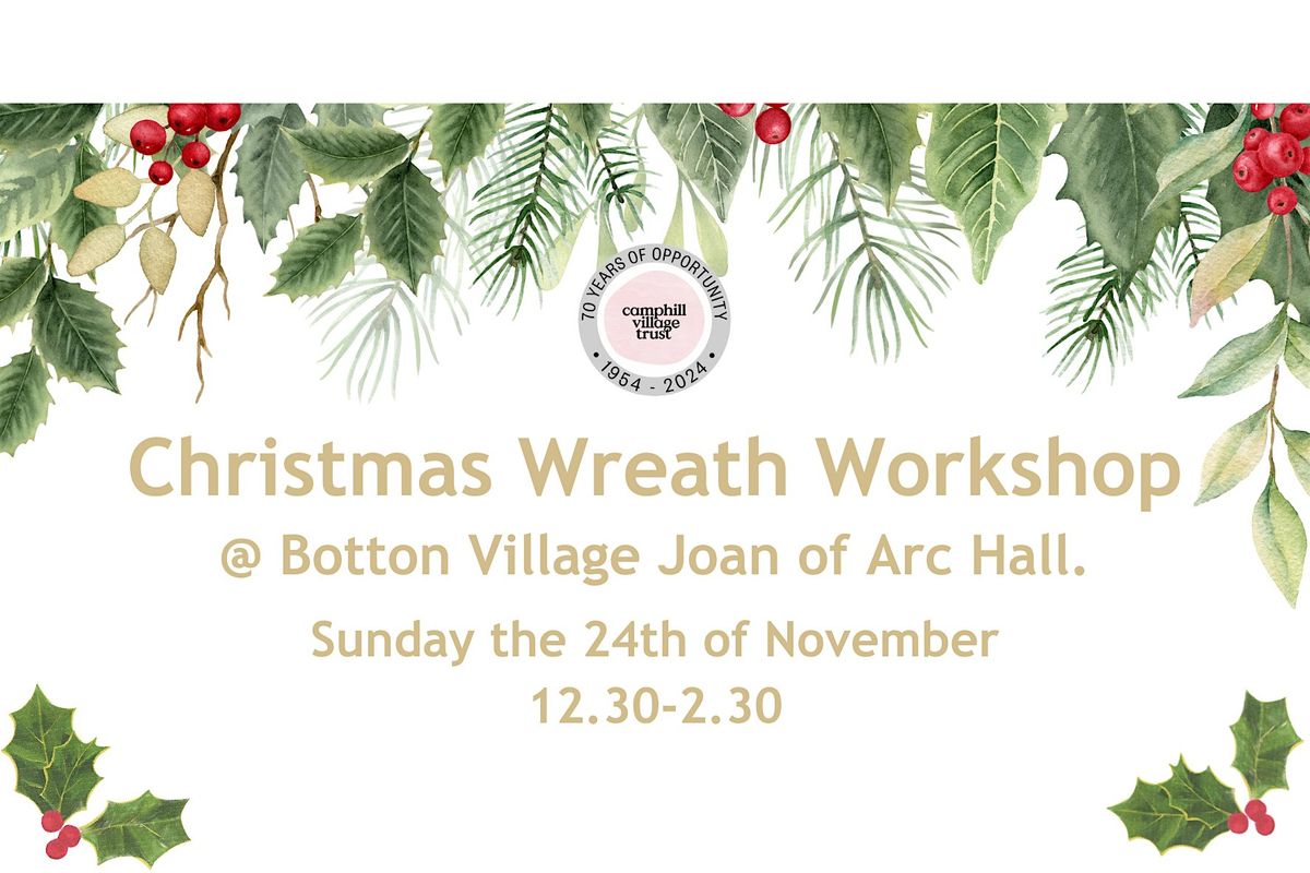 Christmas Wreath Workshop