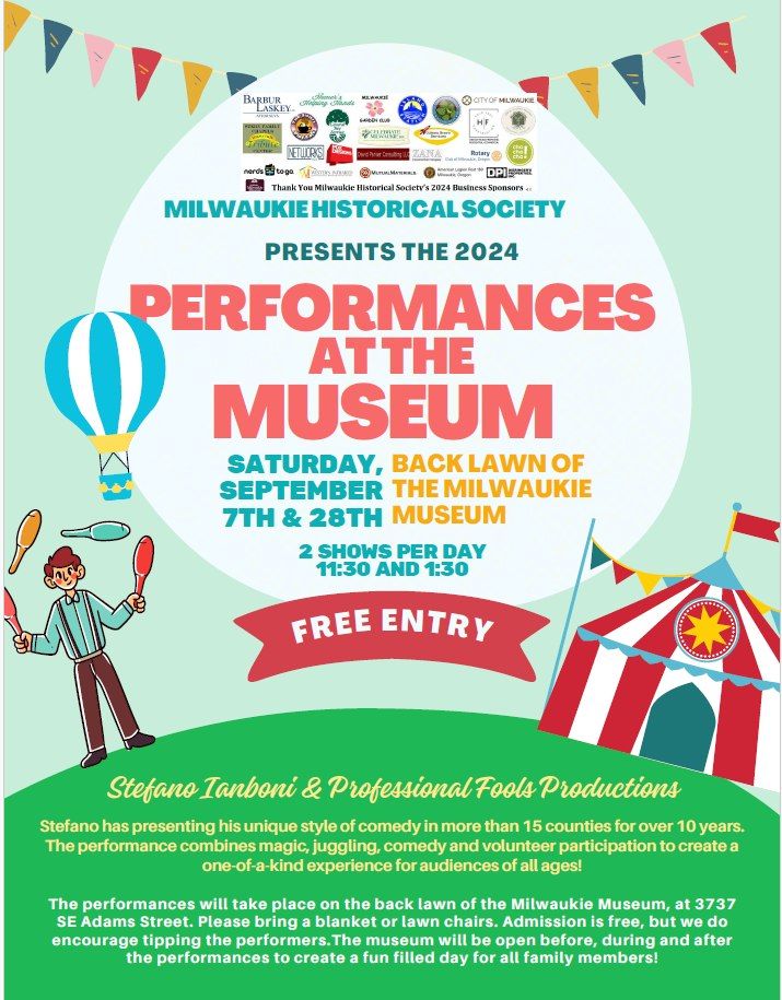 Another Free Performance at the Museum!