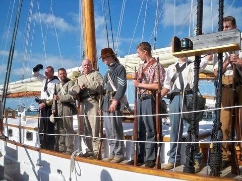 Civil War Heritage Day Sea Battle Onboard Schooner America 2.0