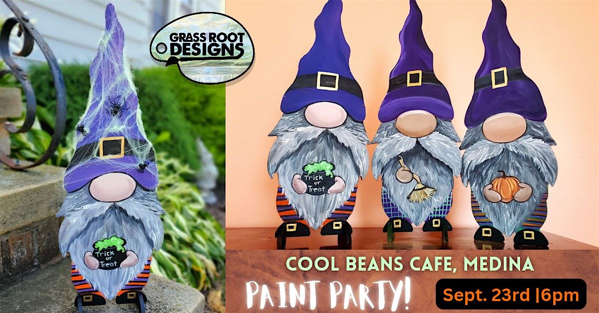 Spooky Gnome Paint Party | Cool Beans Cafe