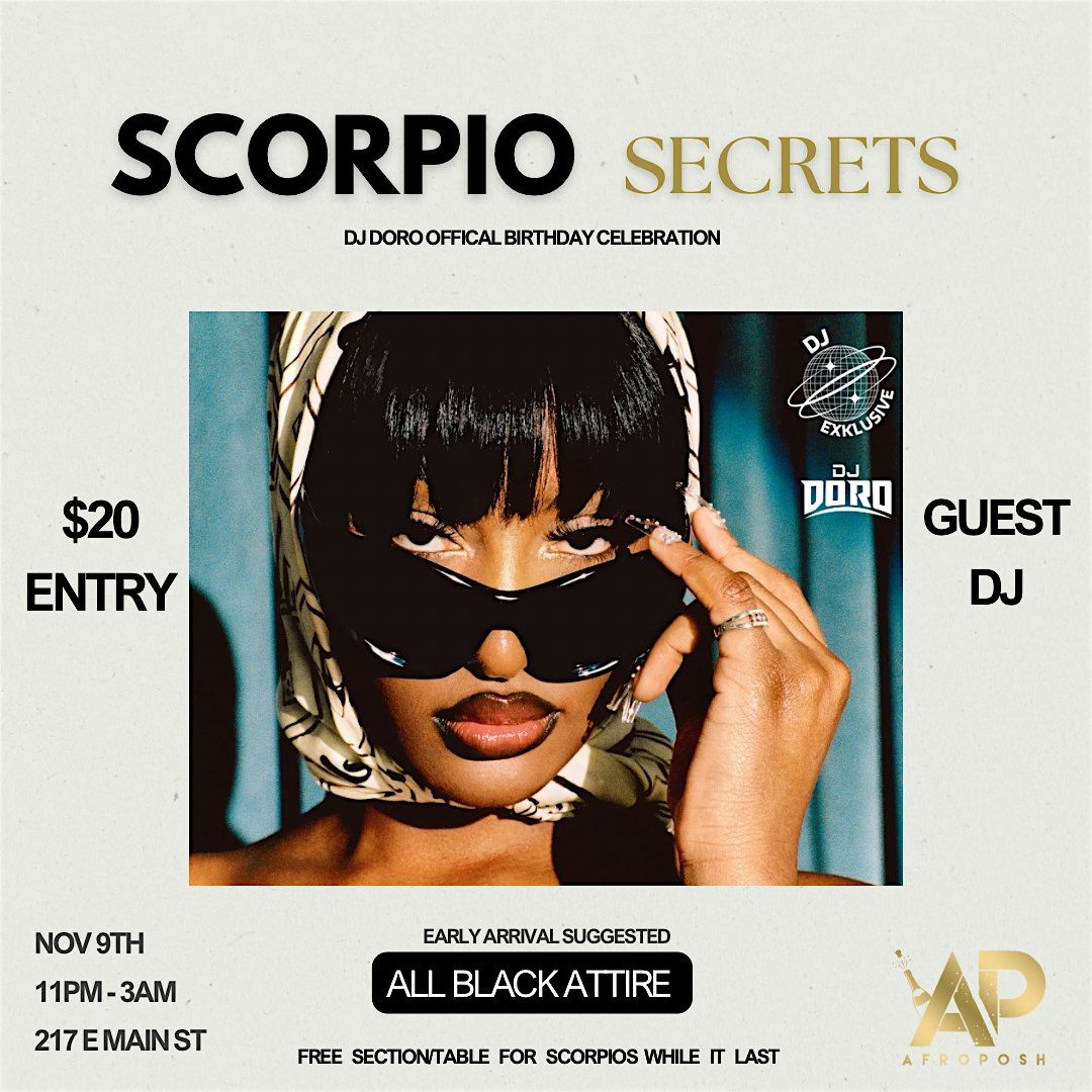 SCORPIO SECRETS