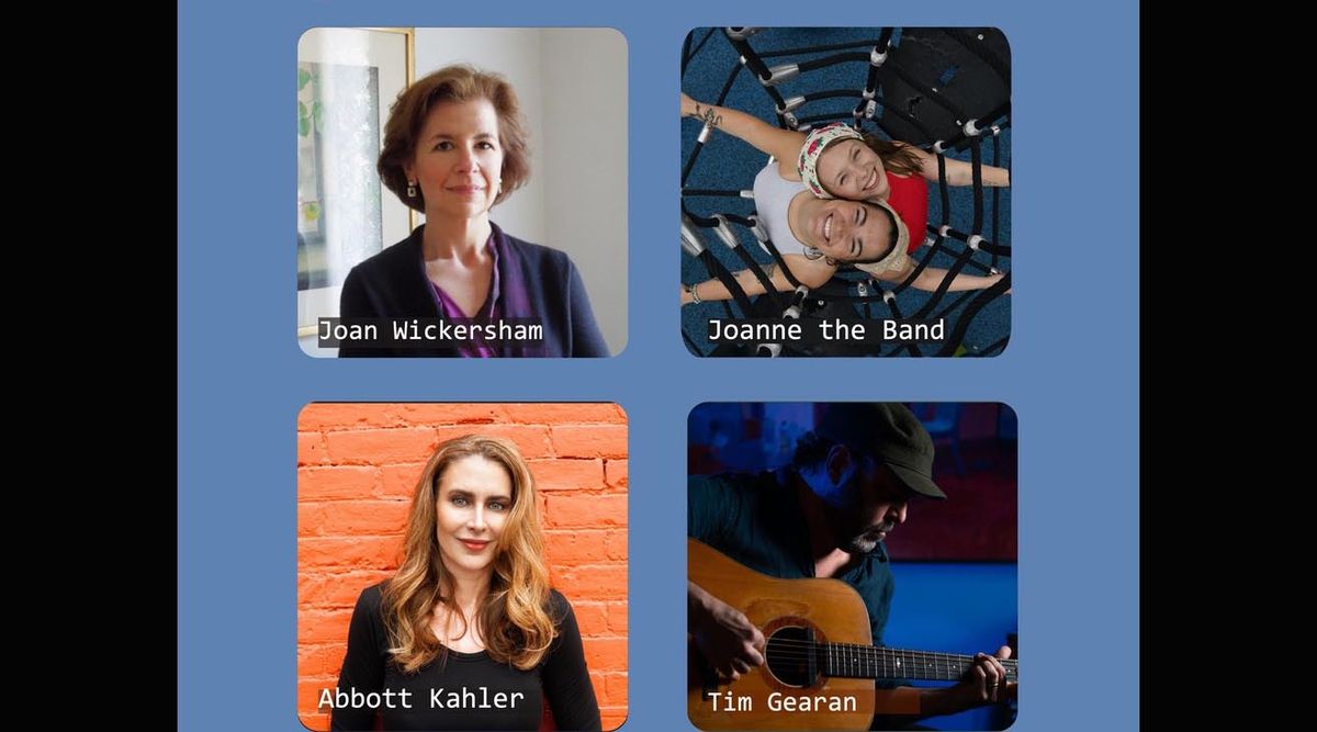 EARFULL Presents: Joan Wickersham, Joanne the Band, Abbott Kahler and Tim Gearan