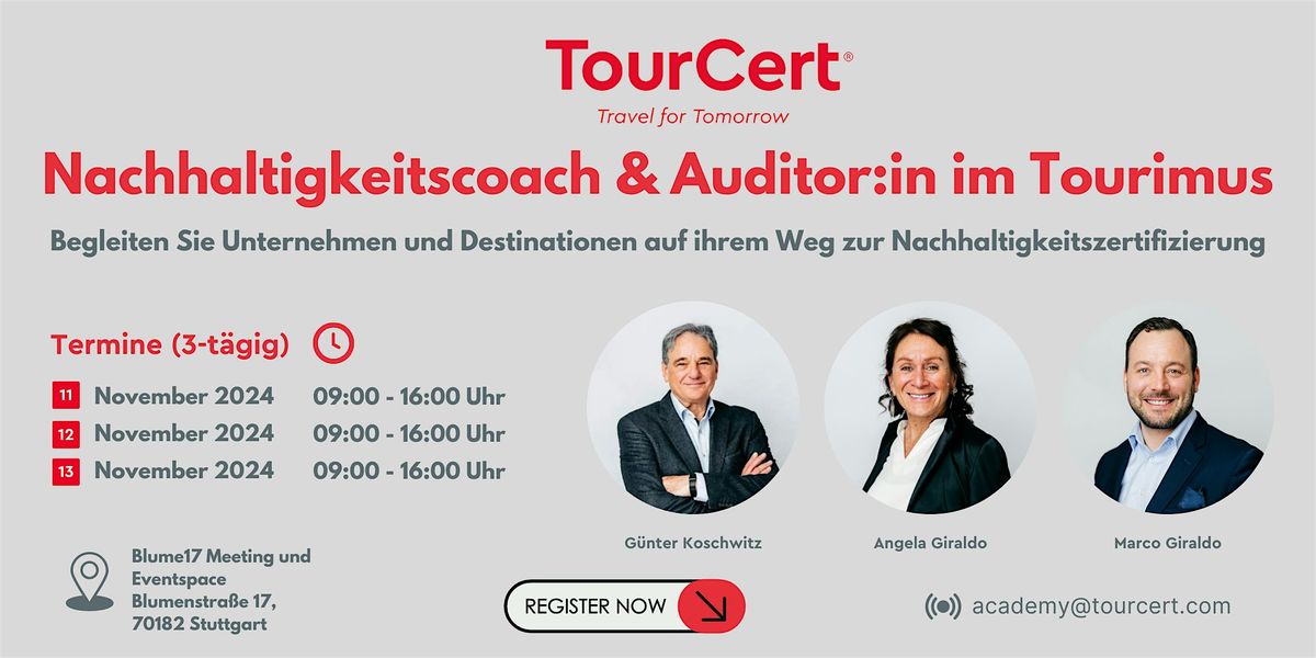 Nachhaltigkeitscoach und -auditor*in im Tourismus