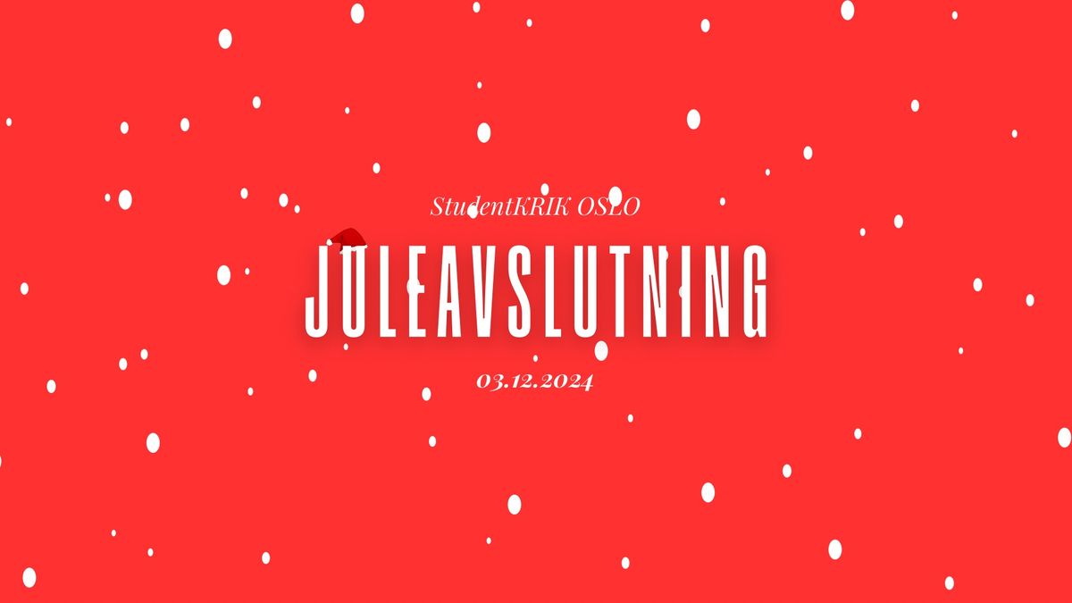 JULEAVSLUTNING - StudentKRIKOslo