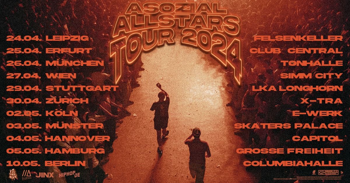 102Boyz \/\/\/ Asozial Allstars Tour 2024 \/\/\/ Berlin