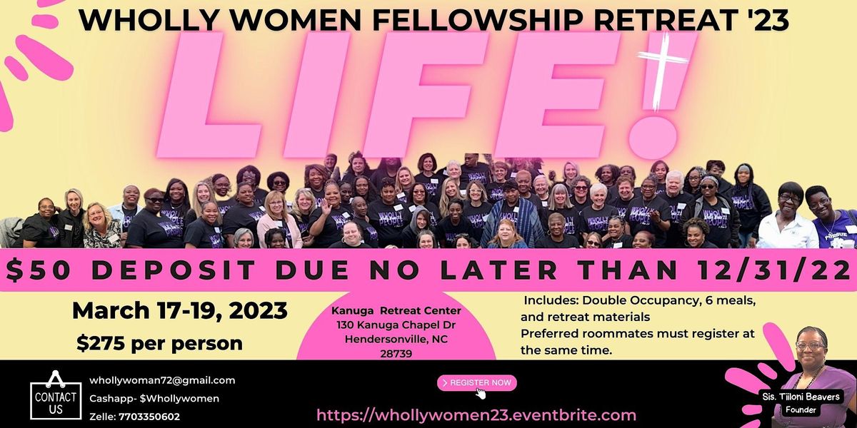 Wholly Women Fellowship Retreat 2023