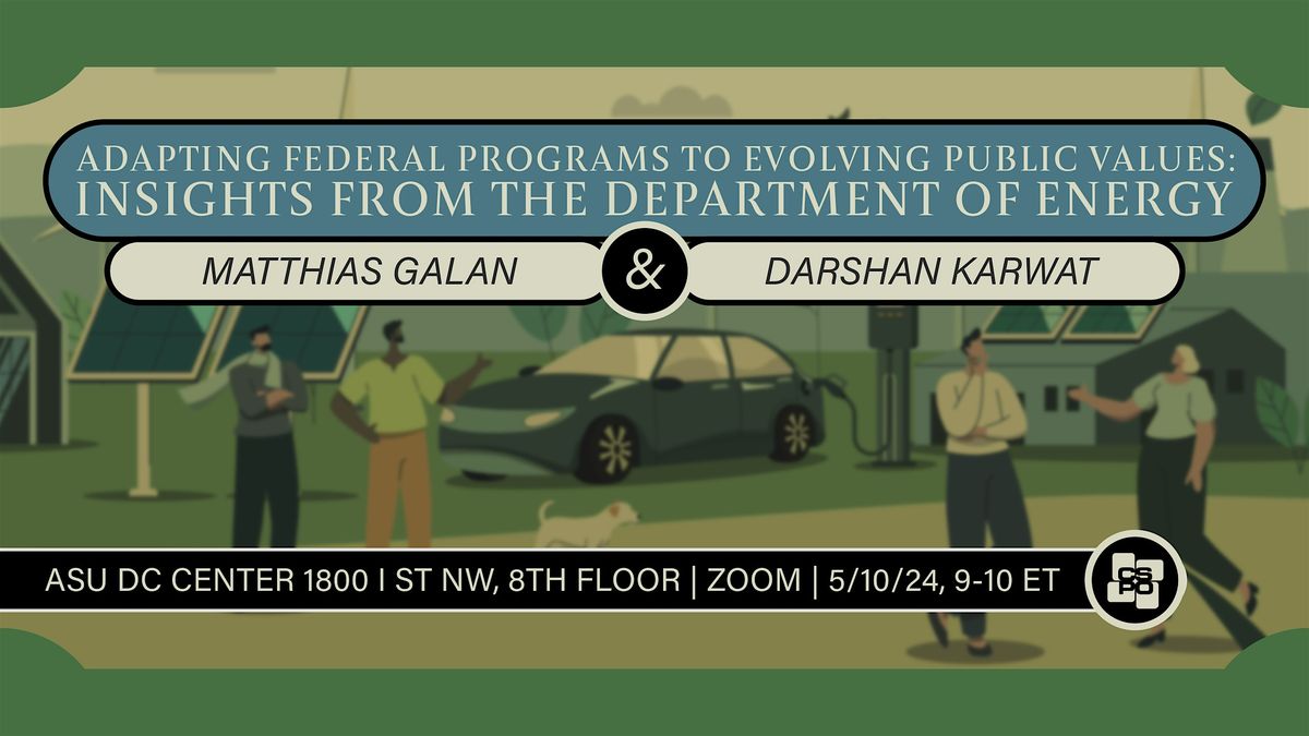 Adapting Federal Programs to Evolving Public Values: Insights from DOE