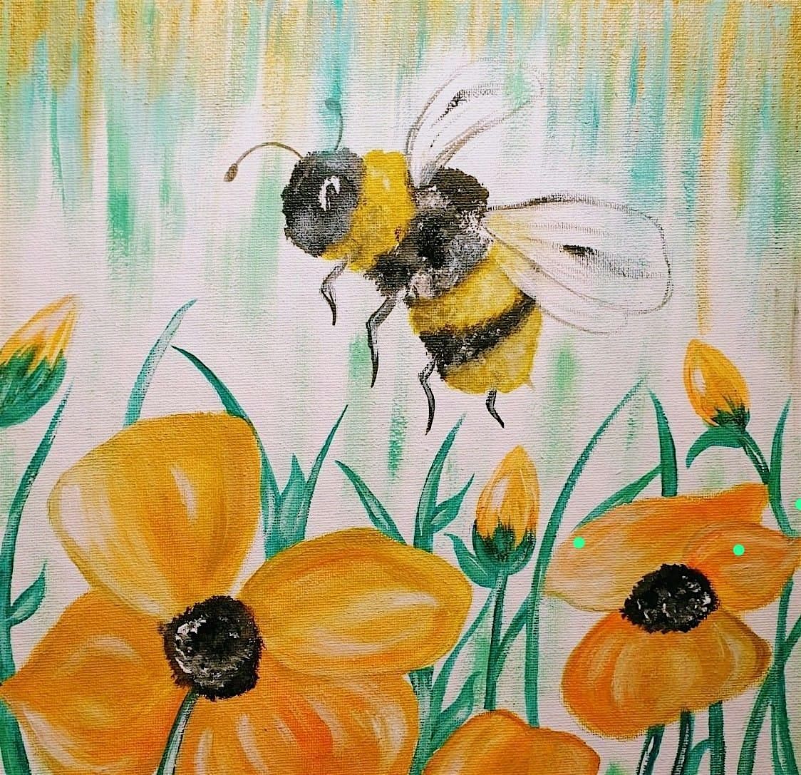 Sip and Paint - Bee-autiful Bees