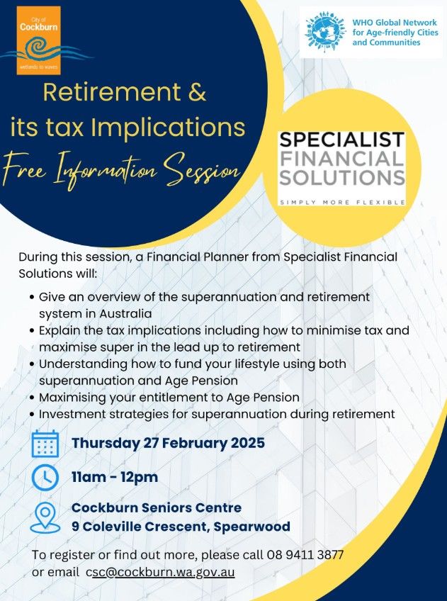 Retirement Information Session