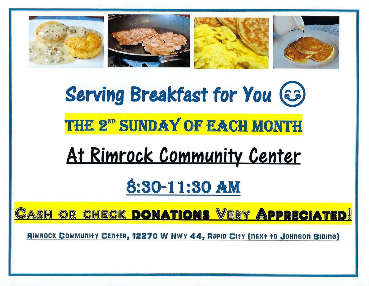 Free Breakfast! (Also RC Public Library Bookmobile in the lot)