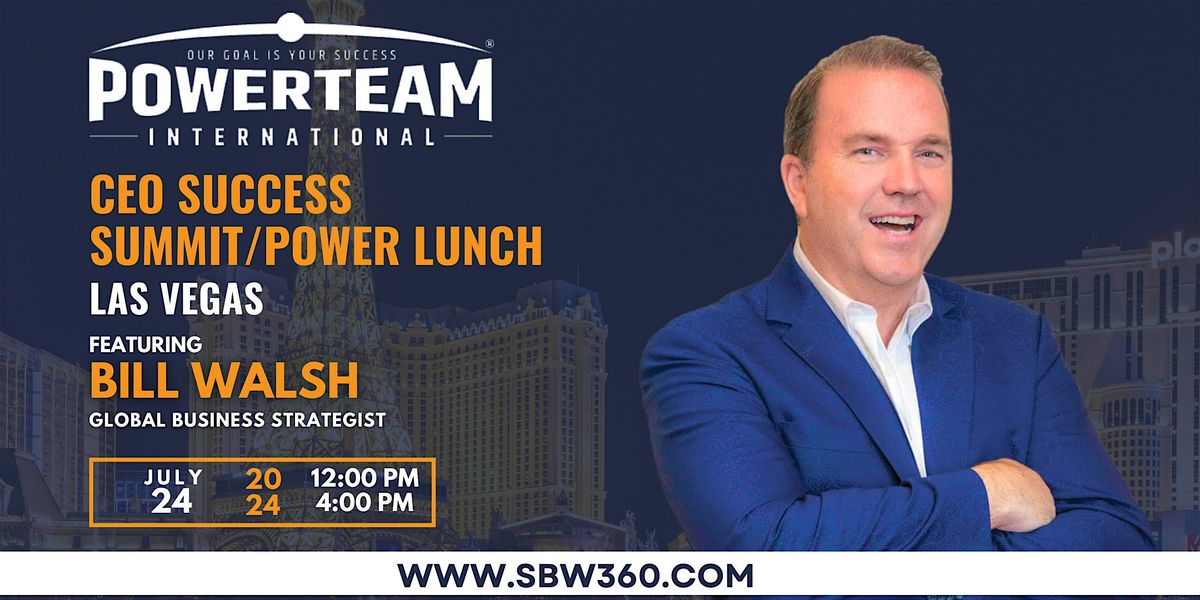 CEO Success Summit\/Power Lunch - Las Vegas Ahern Hotel Joels Chophouse