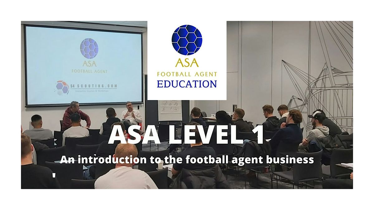 ASA Football Agent Education - Level 1 (Online)