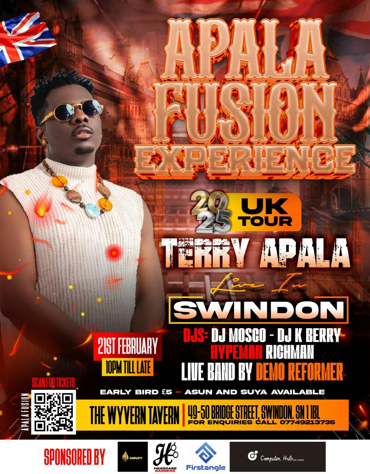 Terry Apala Live in Swindon - Music Special