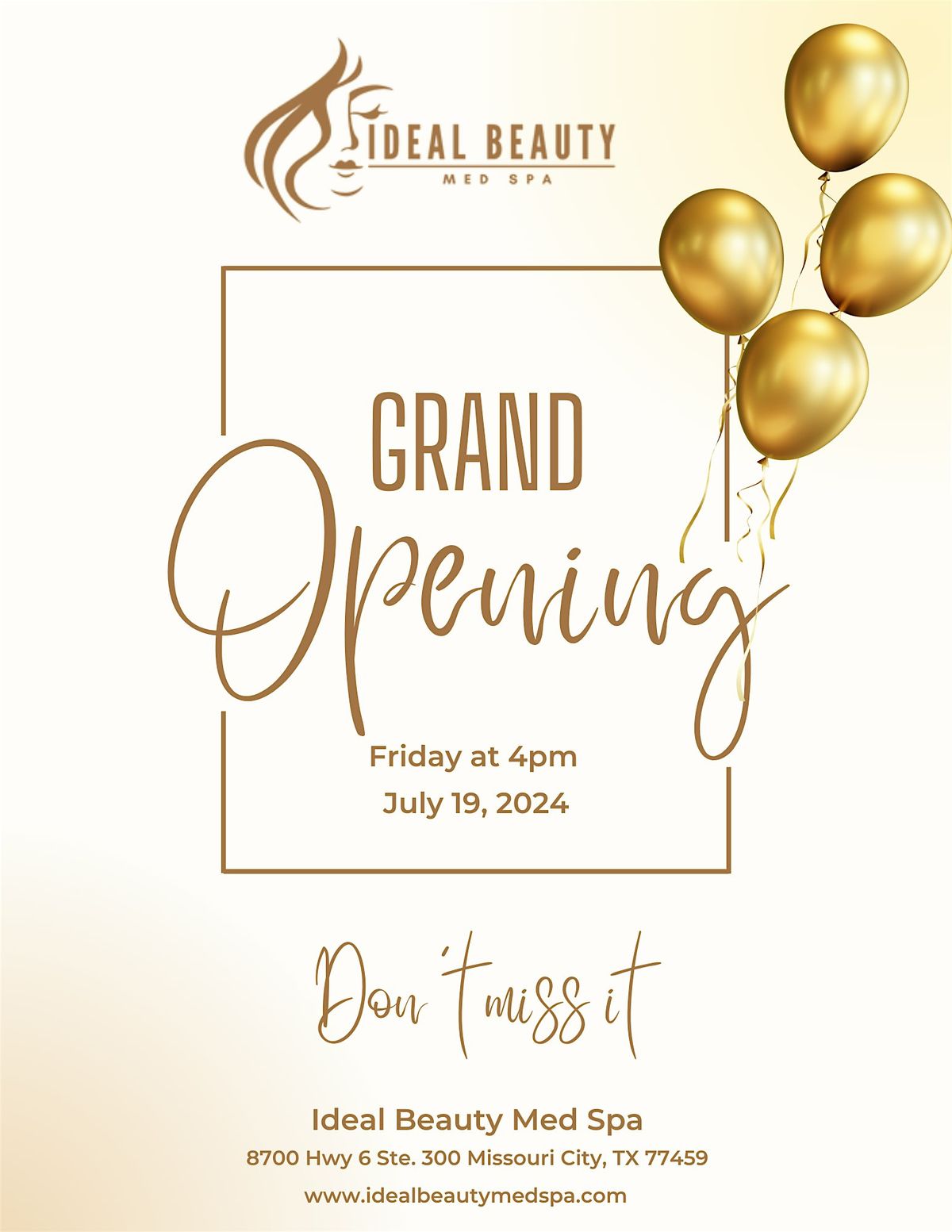 Ideal Beauty Med Spa Grand Opening