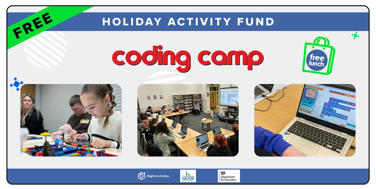 FREE Coding Camp | Ages 11-16 | Halton (HAF)