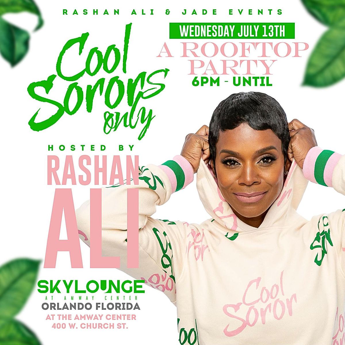 RASHAN ALI's Cool Sorors Only - A Rooftop Event