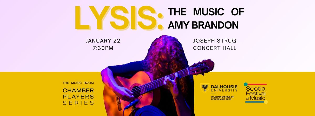 Lysis: The Music of Amy Brandon | The Music Room Chamber Players Series