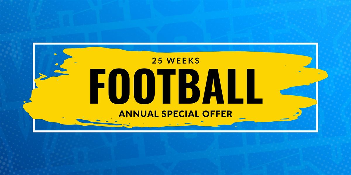 LIMITED SPACES - Annual Pay & Play Football Sessions