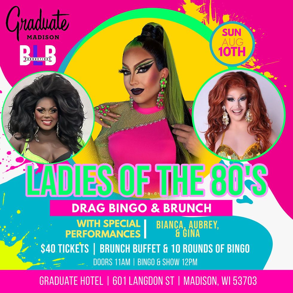 80's Drag Bingo