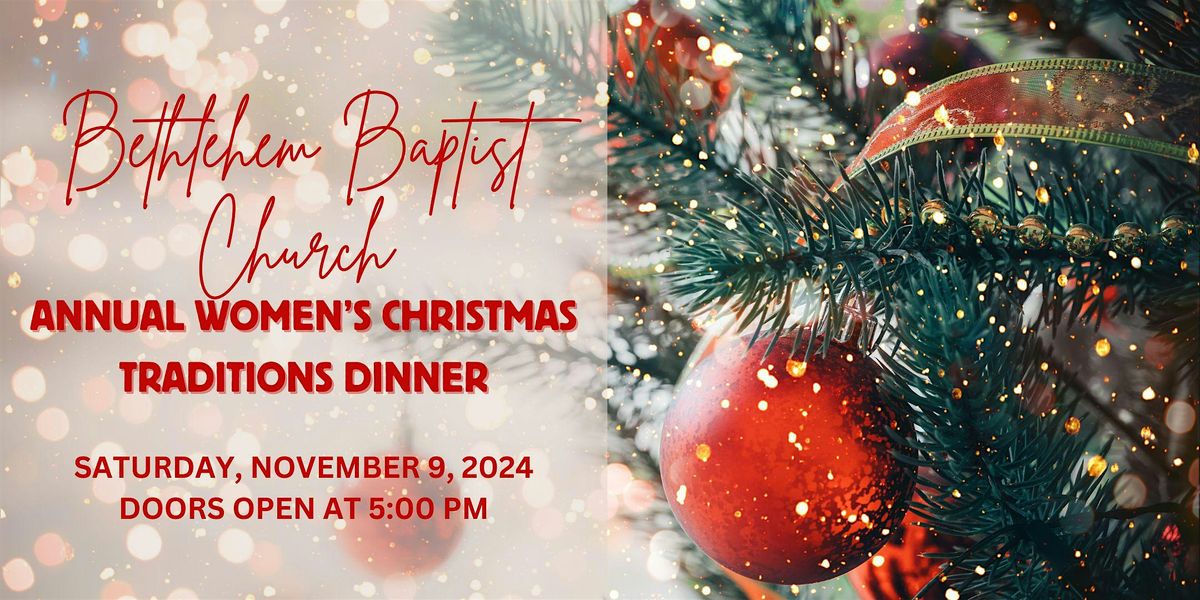 Annual Women's Christmas Traditions Dinner