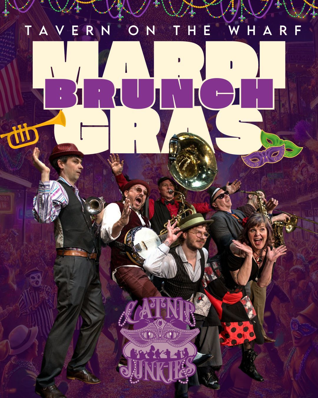 Mardi Gras Brunch | The Catnip Junkies