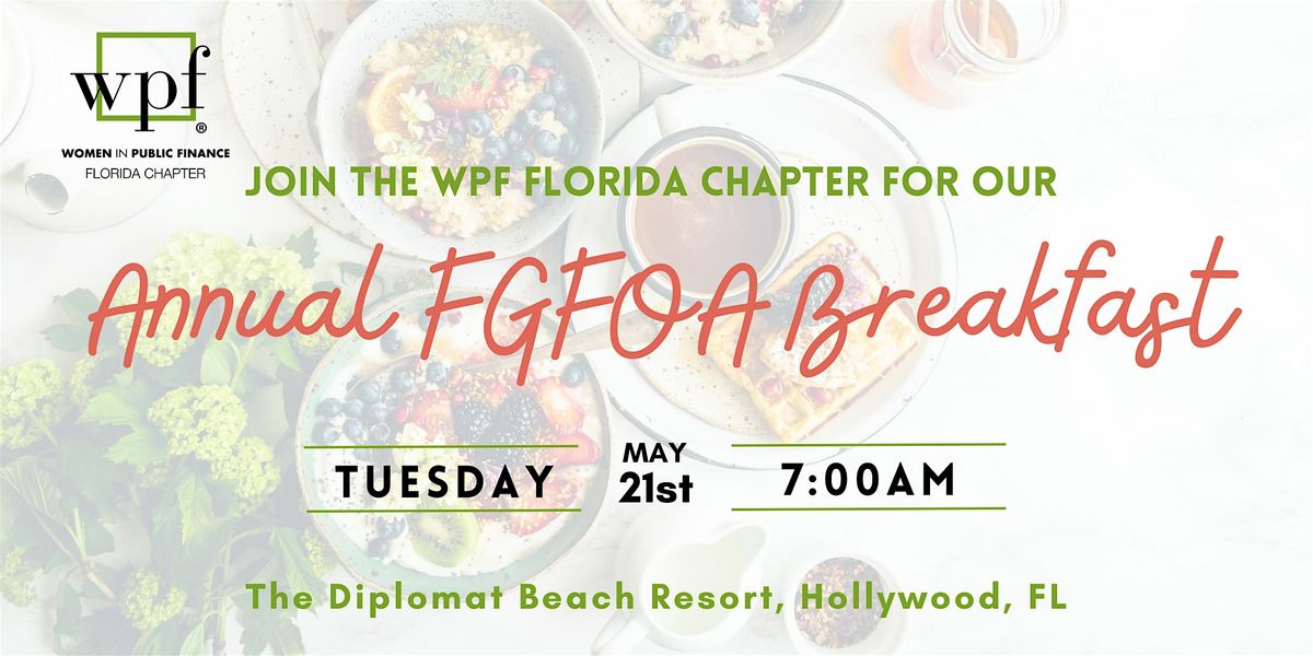 Florida WPF - Annual FGFOA Breakfast Event