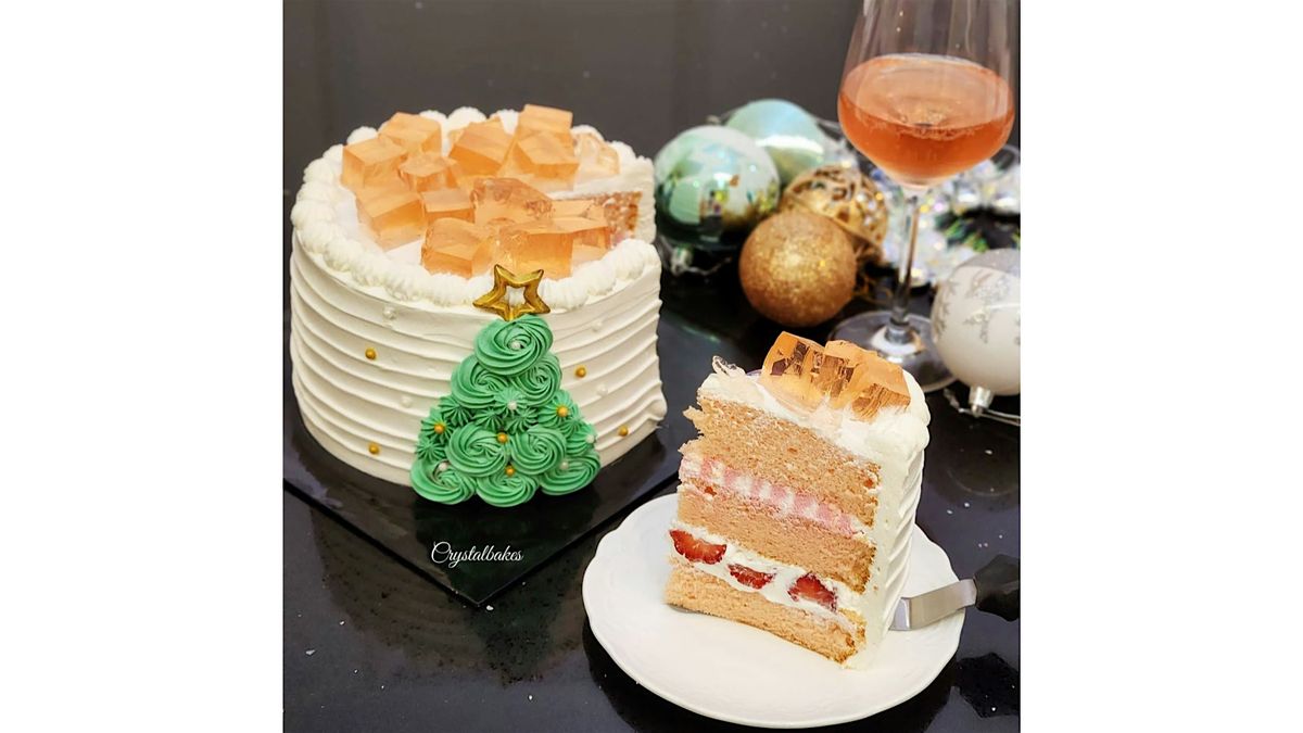 Ros\u00e9 Wine Champagne Cake