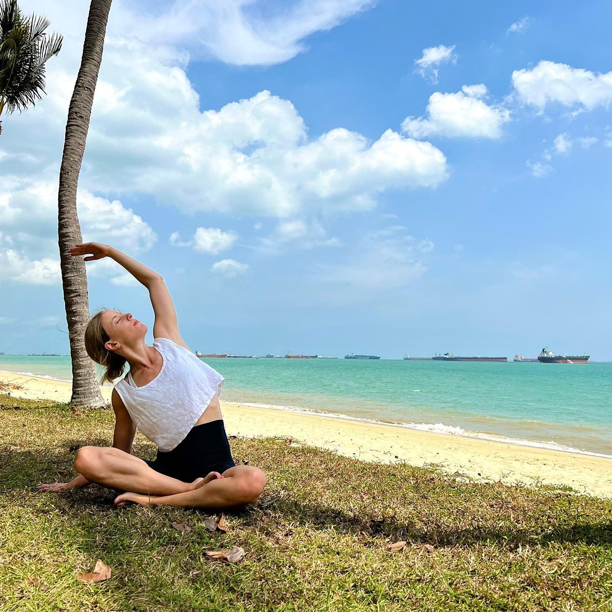 Yoga for a Change at East Coast Park (Coastal Playgrove)