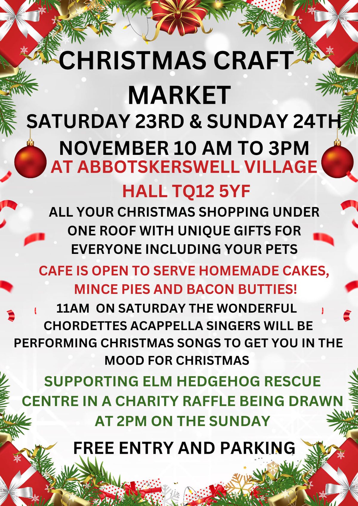 Abbotskerswell Christmas Market 