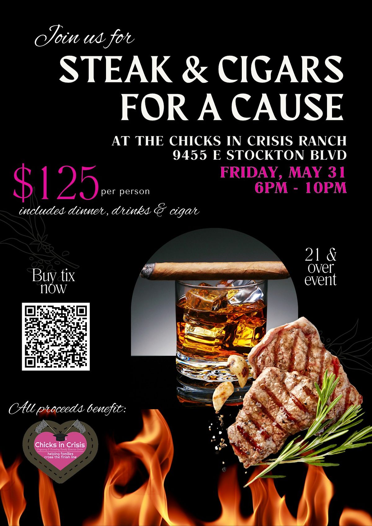 Steak & Cigars for a Cause