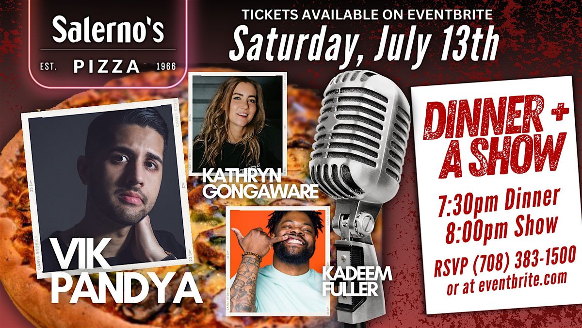 July 2024 Dinner + A Show  - STAND UP COMEDY OAK PARK