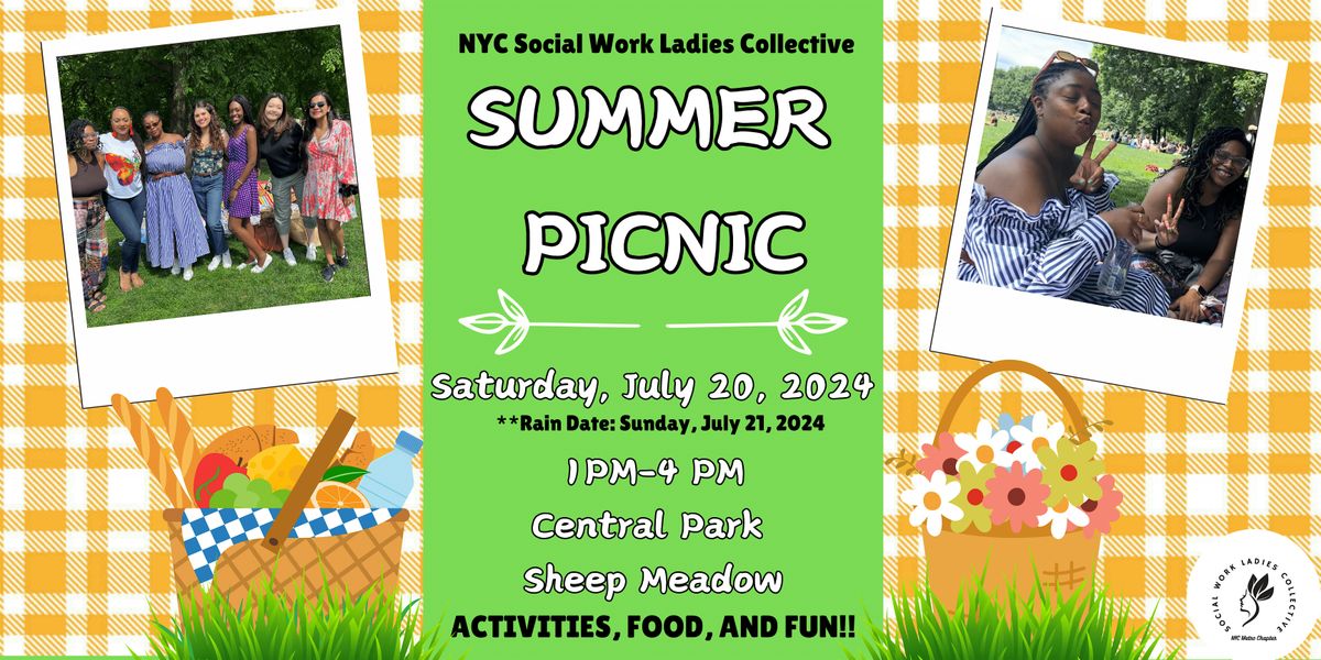 NYC Social Work Ladies Collective - Annual Summer Picnic
