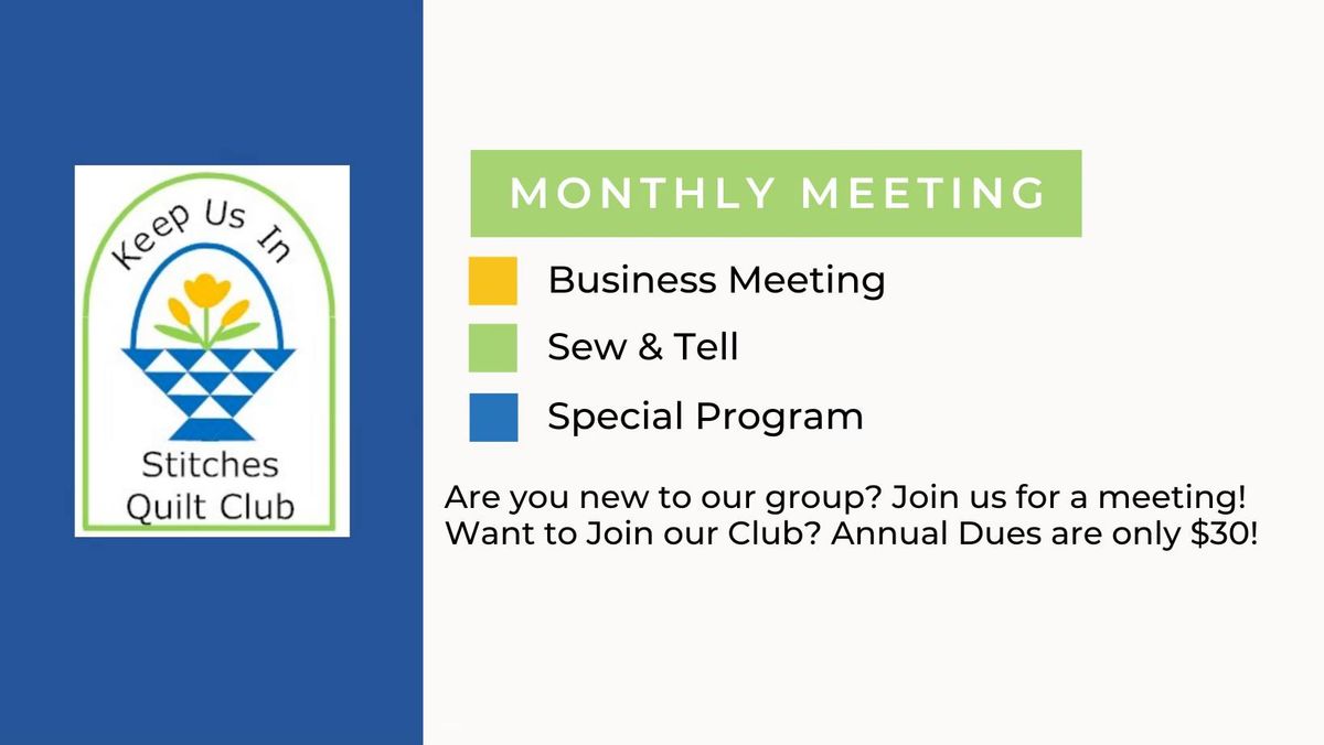 Monthly Meeting & Program