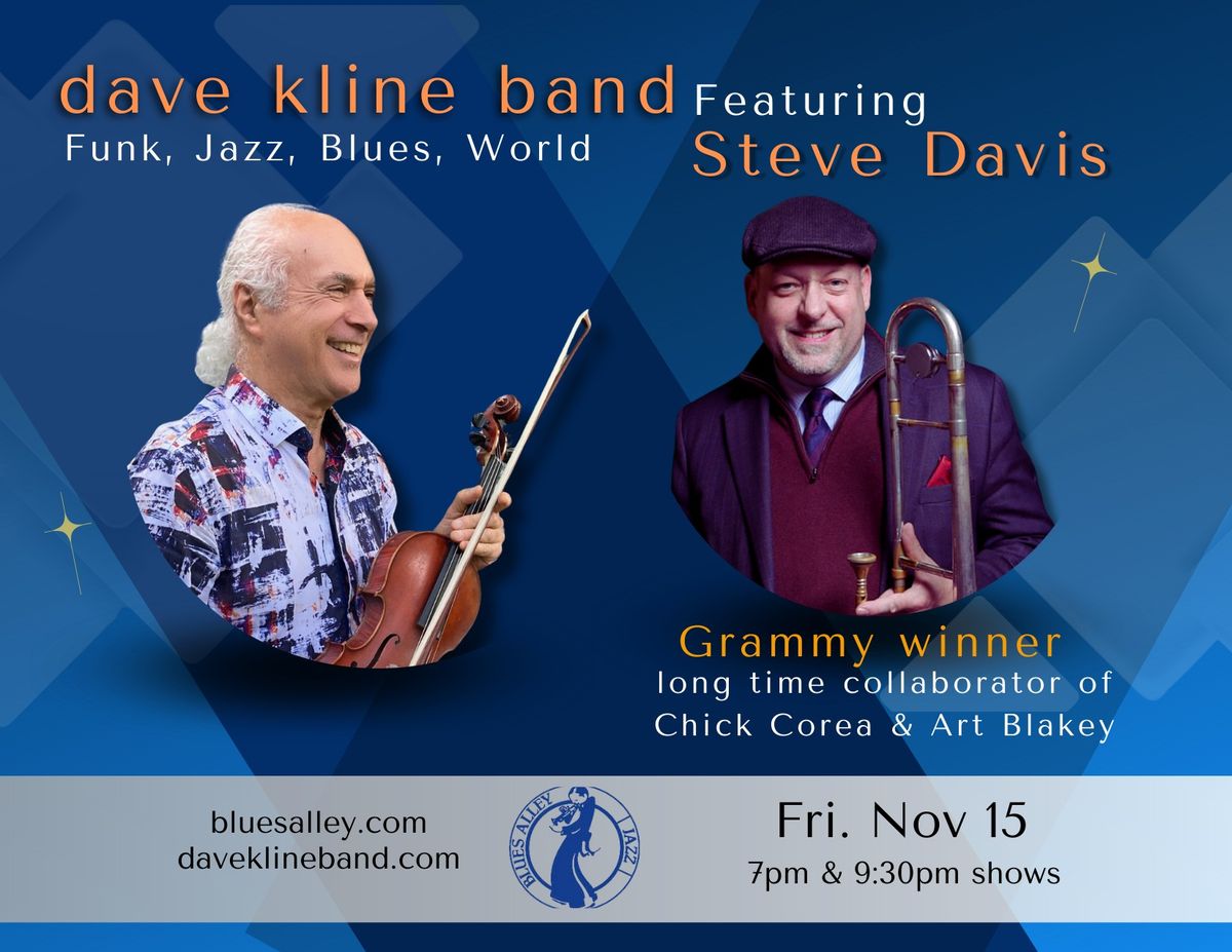 Dave Kline violin with Steve Davis Grammy-winning trombonist