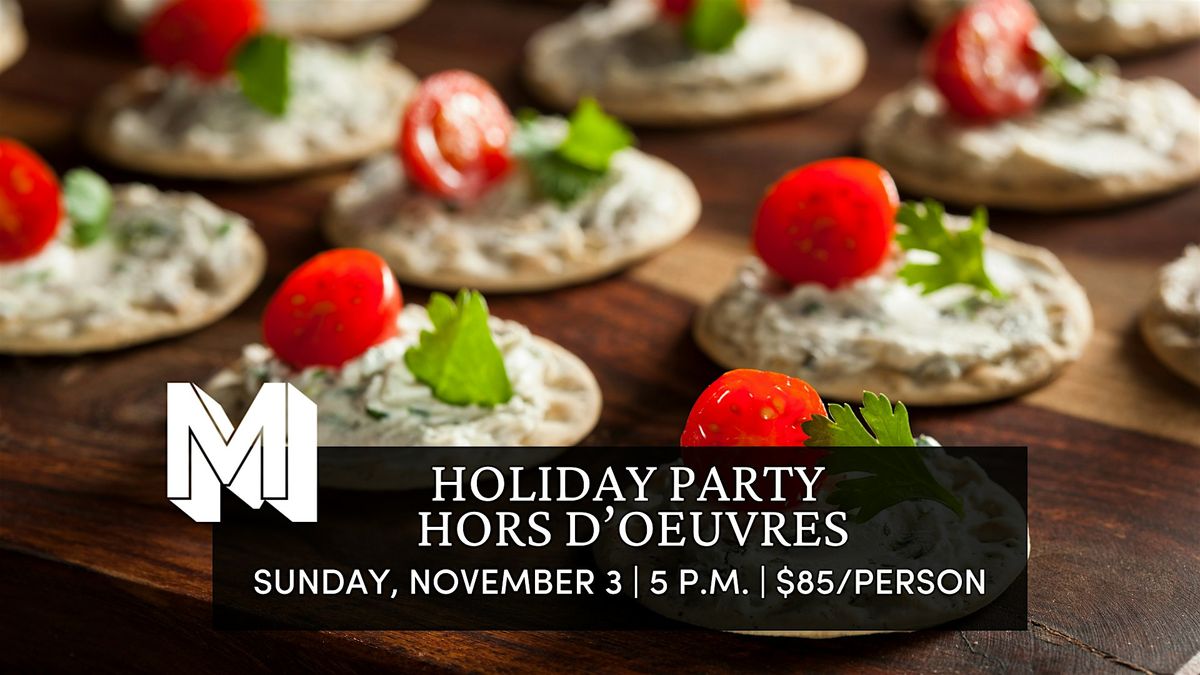 Holiday Party Hors d'Oeuvres