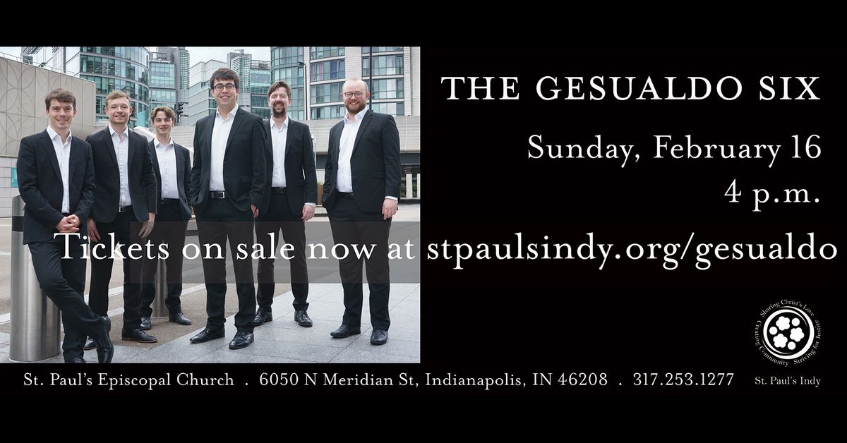 The Gesualdo Six :: Concert at St. Paul's Indy