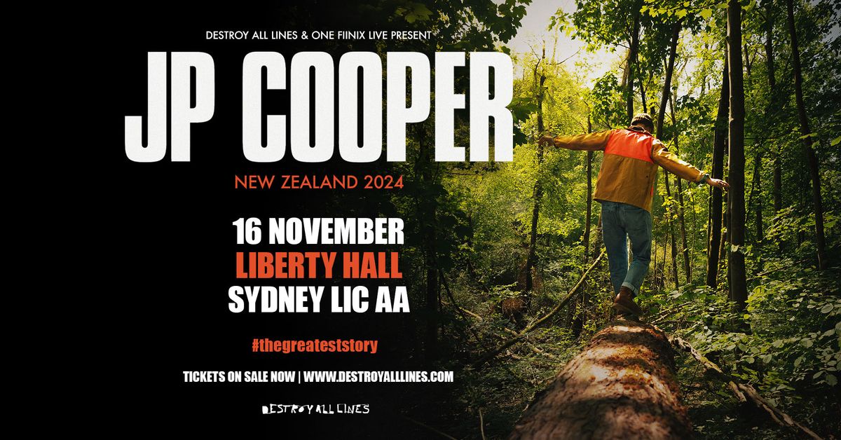 JP Cooper | Australian Tour 2024  | Sydney LIC AA