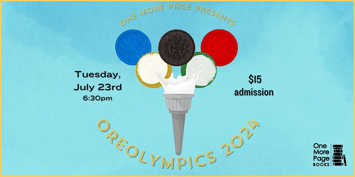 OREOlympics Competitive Cookie Games at One More Page Books