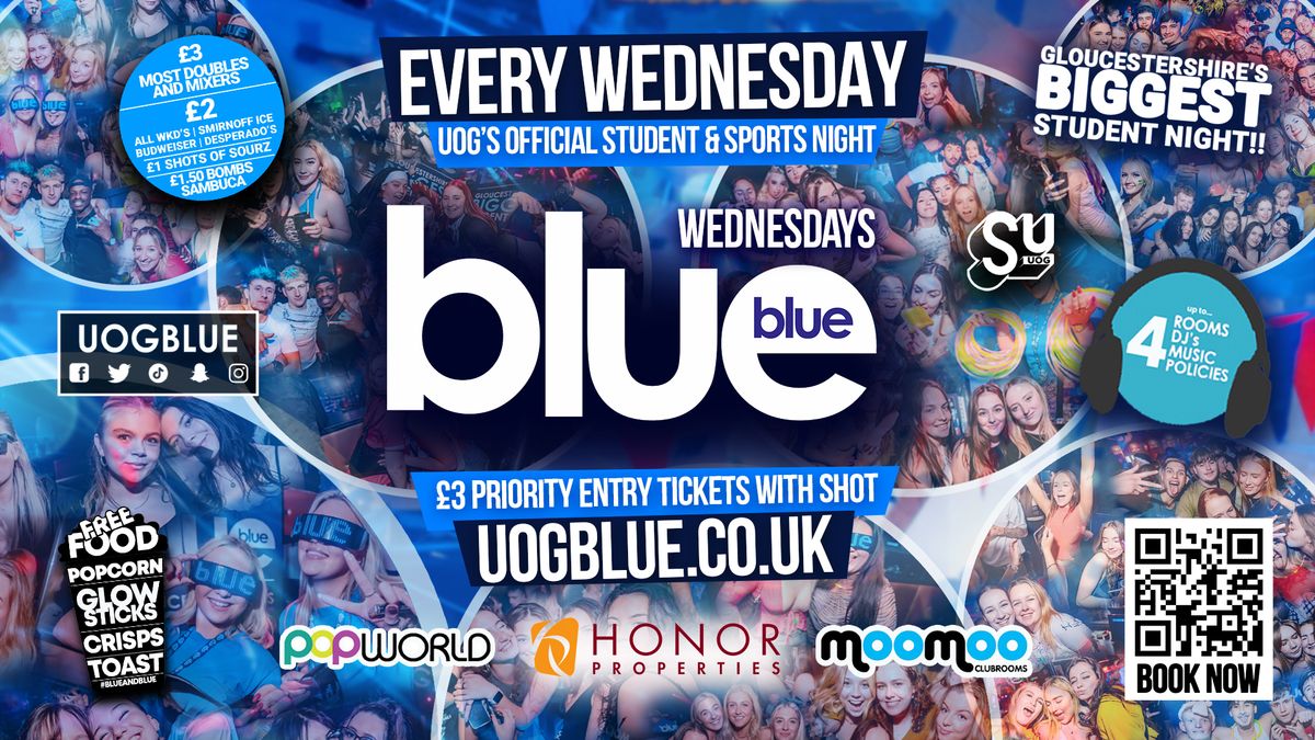 Blue and Blue \ud83d\udc99 Gloucestershire\u2019s Biggest Student Night \ud83d\udc99