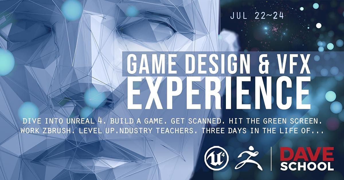 DAVE  School Game Design & VFX Experience