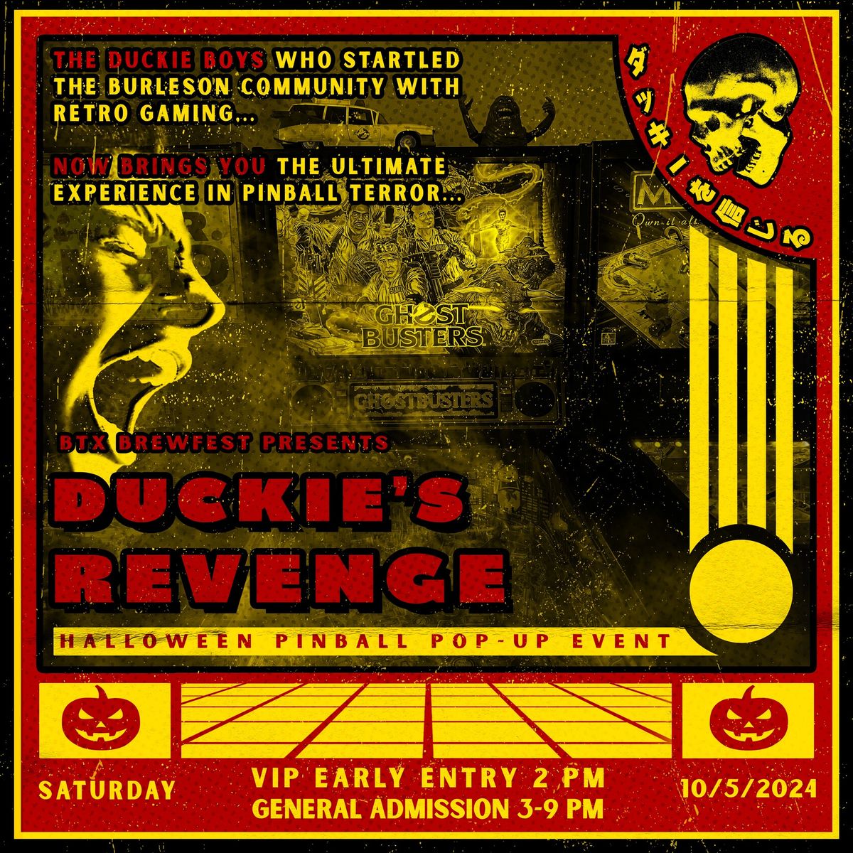 Halloween Pop-Up Pinball Event