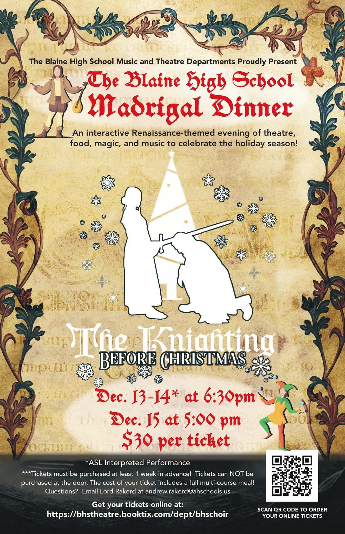 The Madrigal Dinner - 2024