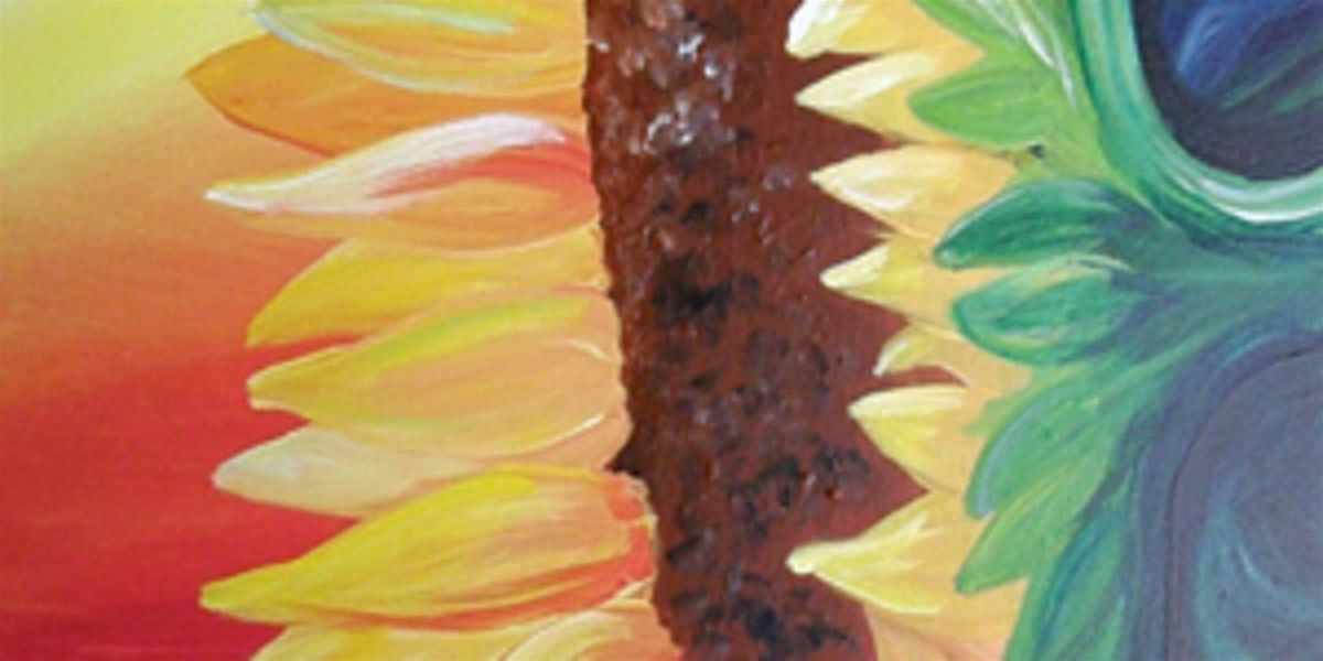 Bold Sunflower - Paint and Sip by Classpop!\u2122