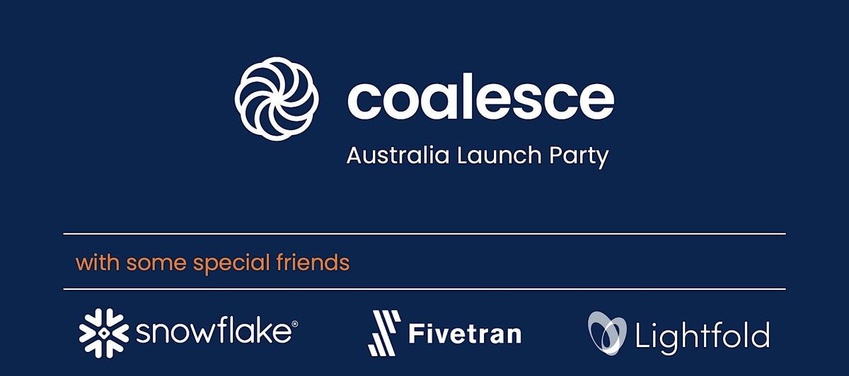 Coalesce.io Launch Party - Sydney