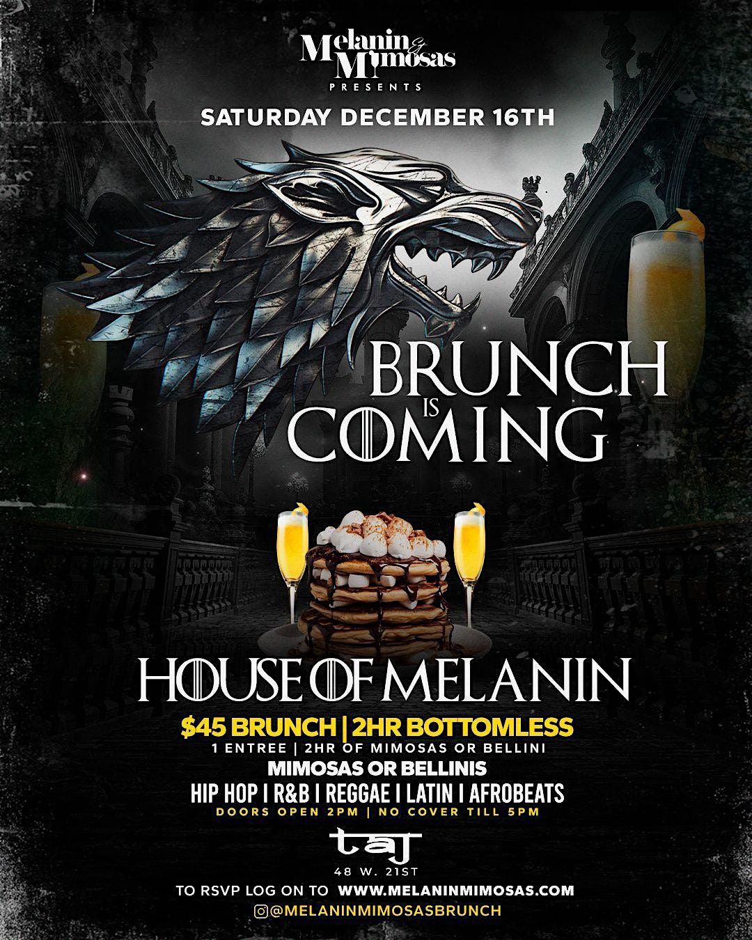 MELANIN & MIMOSAS Saturday Brunch and Day Party