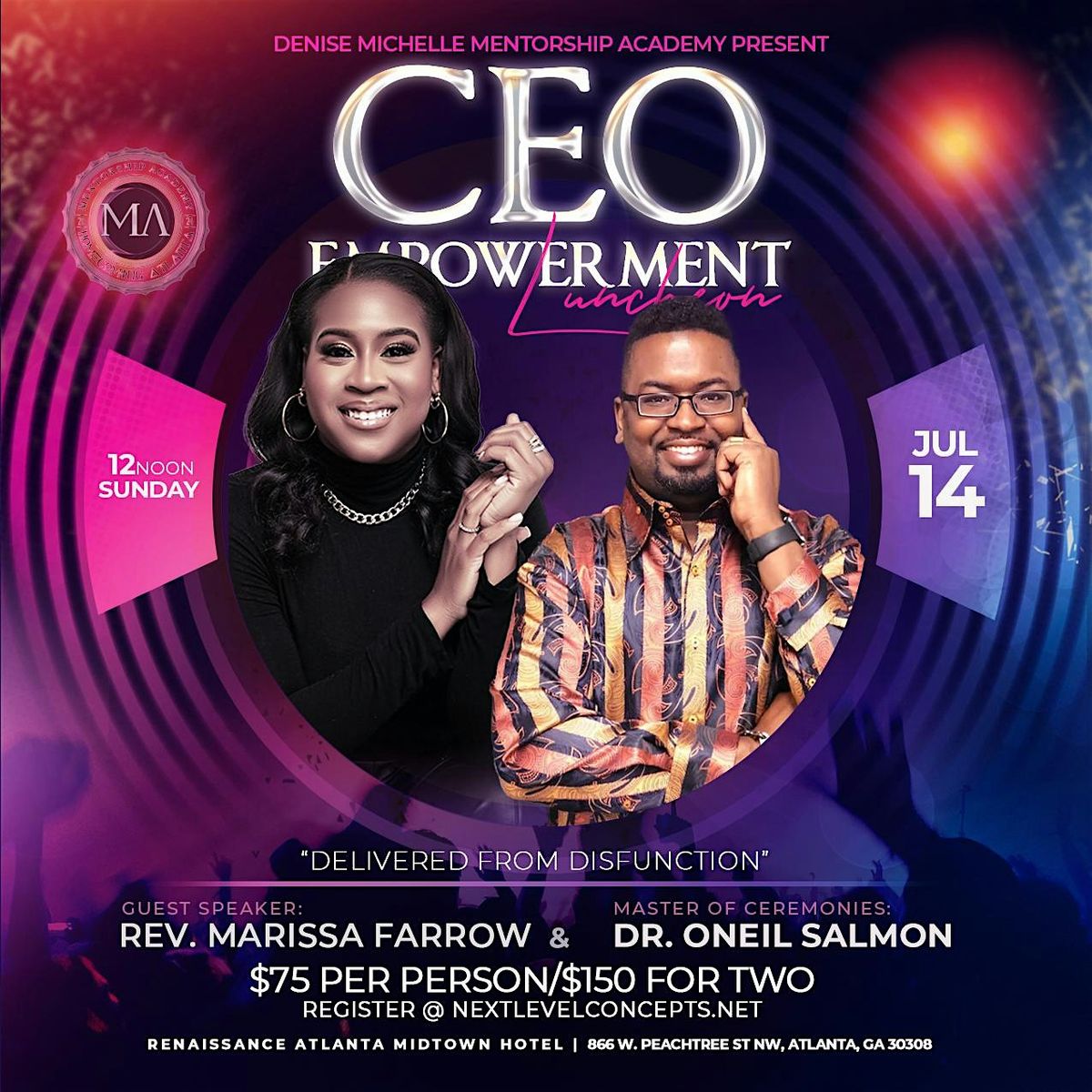 CEO EMPOWERMENT Luncheon - Mentorship Academy Conference 2024!
