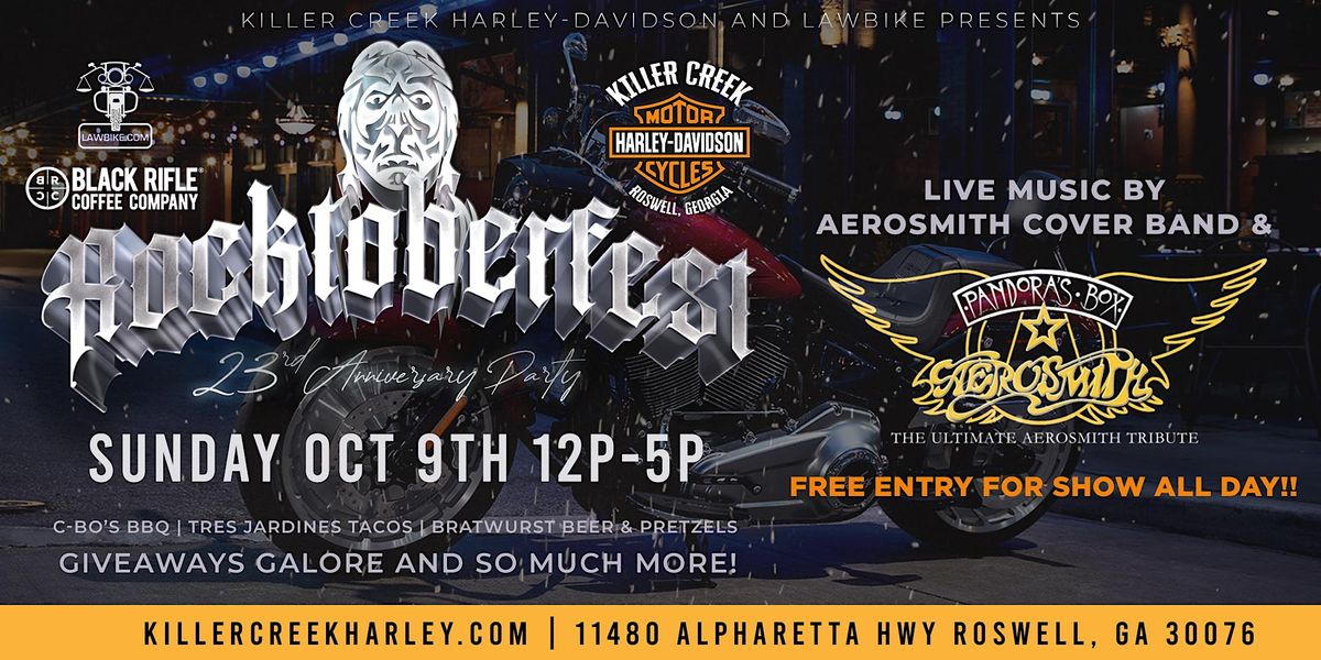 Rocktoberfest Killer Creek Harley-Davidson 23rd Anniversary, Killer ...